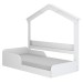 Cama Infantil Mini Mimo com Casinha Montessoriana Branco - Movelbras