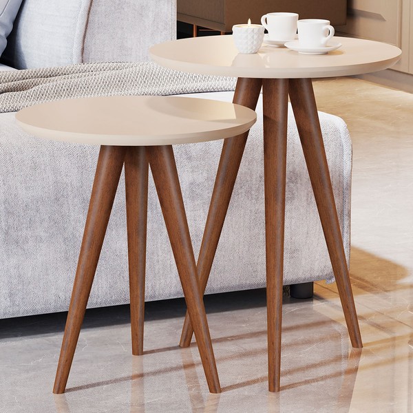 Kit 2 Mesas de Canto Perola 8003 - Jb Bechara