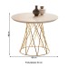 Mesa de Centro Perola/Dourado Jb 8040 - Jb Bechara