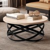 Mesa de Centro Perola/Preto Jb 8045 - Jb Bechara
