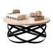 Mesa de Centro Perola/Preto Jb 8045 - Jb Bechara