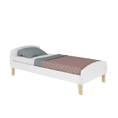 Cama Infantil Montessoriana Aurora Branco - Movelbras