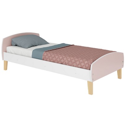 Cama Infantil Montessoriana Aurora Rosa - Movelbras