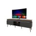 Rack para TV Até 75 Polegadas Lumen 2 Portas com Led Carvalho/Grafite - Panorama Móveis