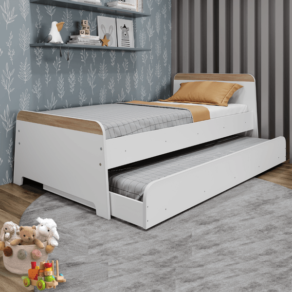 Cama Infantil Bicama Lorenza Branco - Movelbras