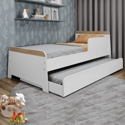 Cama Infantil Bicama Lorenza P61 Branco - Movelbras