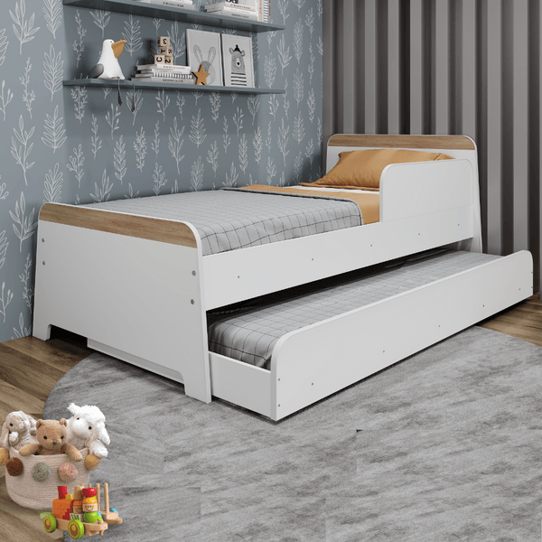 Cama Infantil Bicama Lorenza P61 Branco - Movelbras