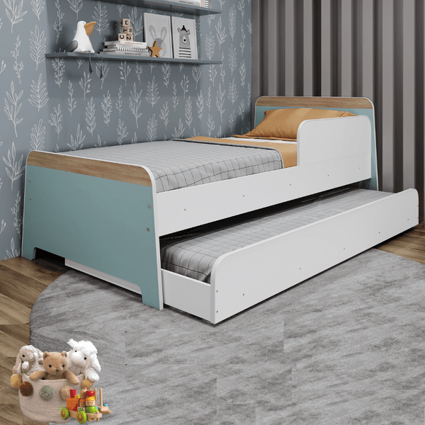 Cama Infantil Bicama Lorenza P61 Verde Bellagio - Movelbras