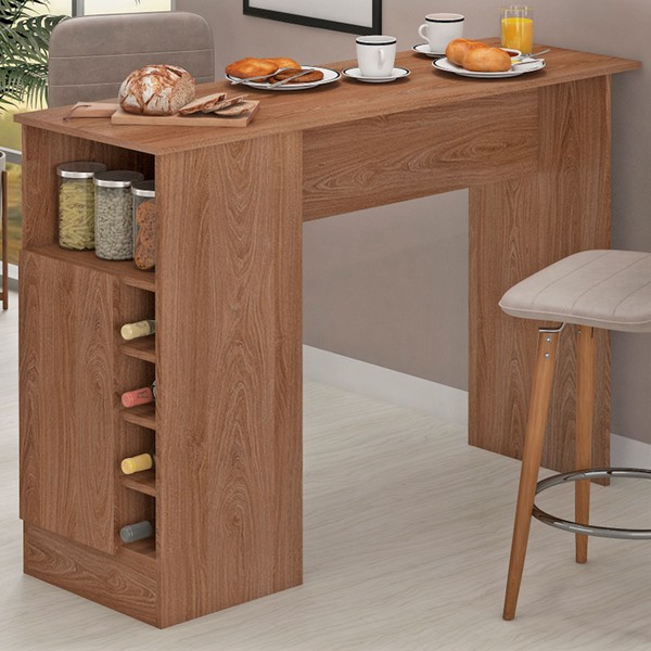 Bancada de Cozinha 1 Porta com Adega Manchester - Fellicci