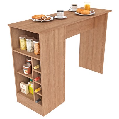 Bancada de Cozinha 1 Porta com Adega Mel - Fellicci