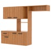 Cozinha Compacta Lis 5 Portas 1 Gaveta Mel - Fellicci