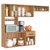 Cozinha Compacta Lis 5 Portas 1 Gaveta Mel - Fellicci