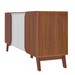 Balcão Buffet Seleto 4 Portas 2 Prateleiras Cedro/Off White - Pnr Móveis