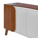 Balcão Buffet Seleto 4 Portas 2 Prateleiras Cedro/Off White - Pnr Móveis