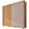 Guarda-Roupa Casal Moviment 2 Portas 4 Gavetas Buriti/Fendi - Caemmun