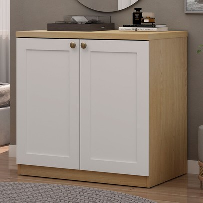 Sapateira Infinity 2 Portas Savana/Branco - Genialflex