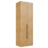 Guarda-Roupa Solteiro Infinity 2 Portas 4 Prateleiras Savana - Genialflex