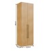 Guarda-Roupa Solteiro Infinity 2 Portas 3 Gavetas Savana - Genialflex