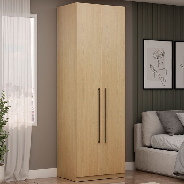 Guarda-Roupa Solteiro Infinity 2 Portas 3 Gavetas Savana - Genialflex