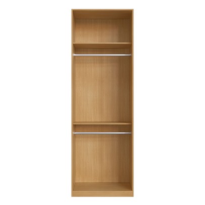 Guarda-Roupa Solteiro Infinity 2 Portas 2 Prateleiras Savana - Genialflex