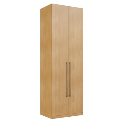 Guarda-Roupa Solteiro Infinity 2 Portas 2 Prateleiras Savana - Genialflex