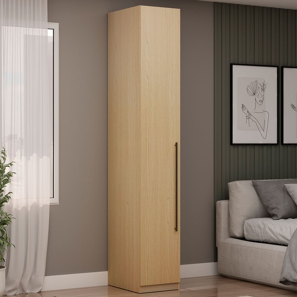 Guarda-Roupa Modulado Infinity 1 Porta 4 Prateleiras Savana - Genialflex