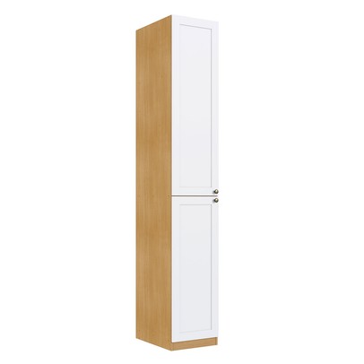 Guarda-Roupa Modulado Infinity 2 Portas 4 Prateleiras Savana/Branco 2058 - Genialflex