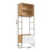 Closet Modulado Infinity 2 Gavetas Savana/Branco - Genialflex