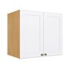 Armário Aéreo para Quarto Infinity 2 Portas Savana/Branco - Genialflex