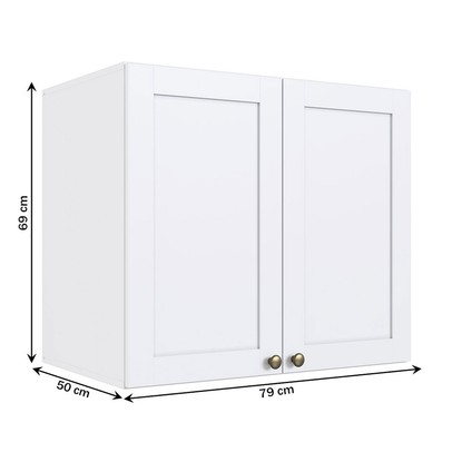 Armário Aéreo para Quarto Infinity 2 Portas Branco - Genialflex