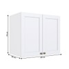 Armário Aéreo para Quarto Infinity 2 Portas Branco - Genialflex