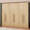 Guarda-Roupa Casal Infinity 6 Portas 3 Gavetas Nero Savana - Genialflex