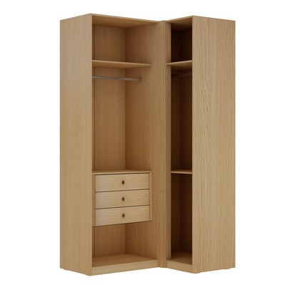 Guarda-Roupa Modulado Infinity 3 Portas 3 Gavetas Savana - Genialflex