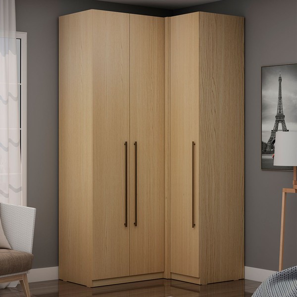 Guarda-Roupa Modulado Infinity 3 Portas 3 Gavetas Savana - Genialflex