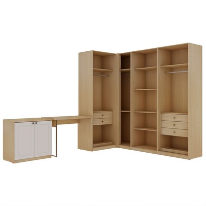 Quarto Completo Infinity 2 Portas 6 Gavetas Savana/Branco - Genialflex