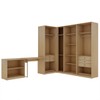 Quarto Completo Infinity 2 Portas 6 Gavetas Savana/Branco - Genialflex