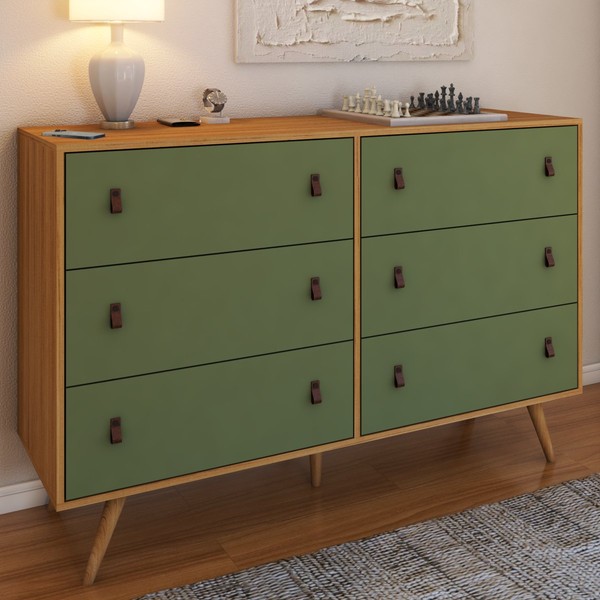 Cômoda Amazonas 6 Gavetas Alecrim - Panorama Móveis