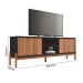 Rack para TV Até 72 Polegadas Tannen 2 Portas Freijó/Preto - Caemmun