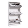 Sapateira 3 Portas Branco Rp1300 - Decibal