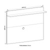 Rack com Painel para TV Até 50 Polegadas Benevello 2 Portas Siena/Grafite - Quiditá Móveis