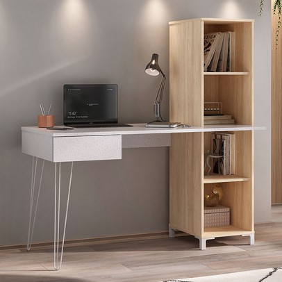 Escitório Completo Fusion Terraza/Carvalho - Artany Móveis