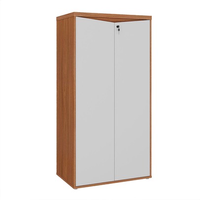 Armário para Escritório 2 Portas Freijó/Branco - Artany Móveis