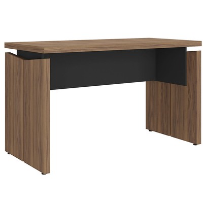 Mesa Escrivaninha Nogal/Preto Y37 - Artany Móveis