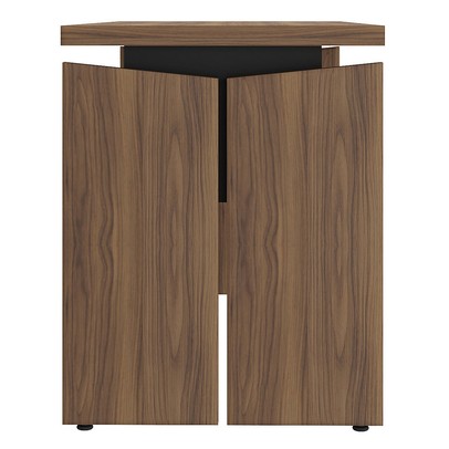 Mesa Escrivaninha Nogal/Preto Y37 - Artany Móveis