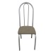 Kit 6 Cadeiras para Cozinha Requinte Branco/Bege - Wj Design