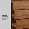 Guarda-Roupa Casal Attore 4 Portas 3 Gavetas Nogueira Touch/Nude Prime Tx - Demóbile