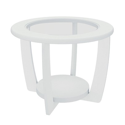 Mesa de Centro Dubai 100% Mdf Branco - Pnr Móveis