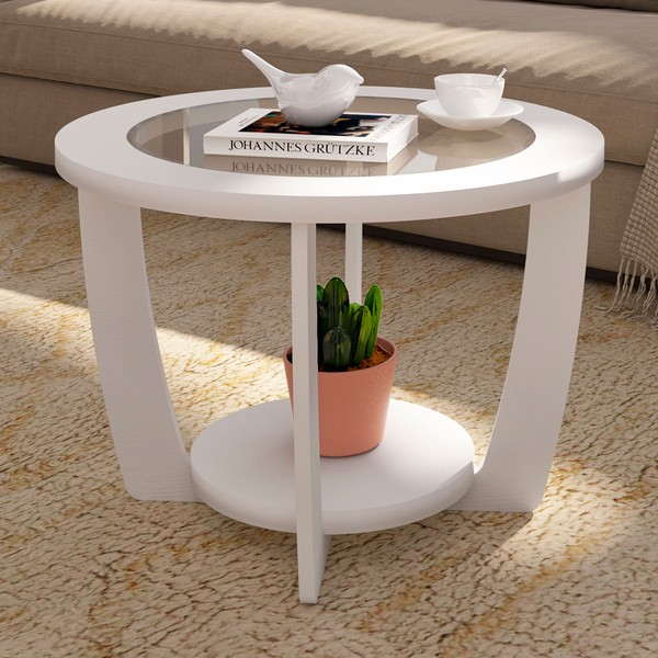 Mesa de Centro Dubai 100% Mdf Branco - Pnr Móveis