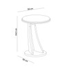 Mesa de Canto Tutti 100% Mdf Naturale - Pnr Móveis