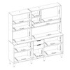 Cozinha Compacta Amora 10 Portas 2 Gavetas Amêndola Touch/Marsala - Demóbile